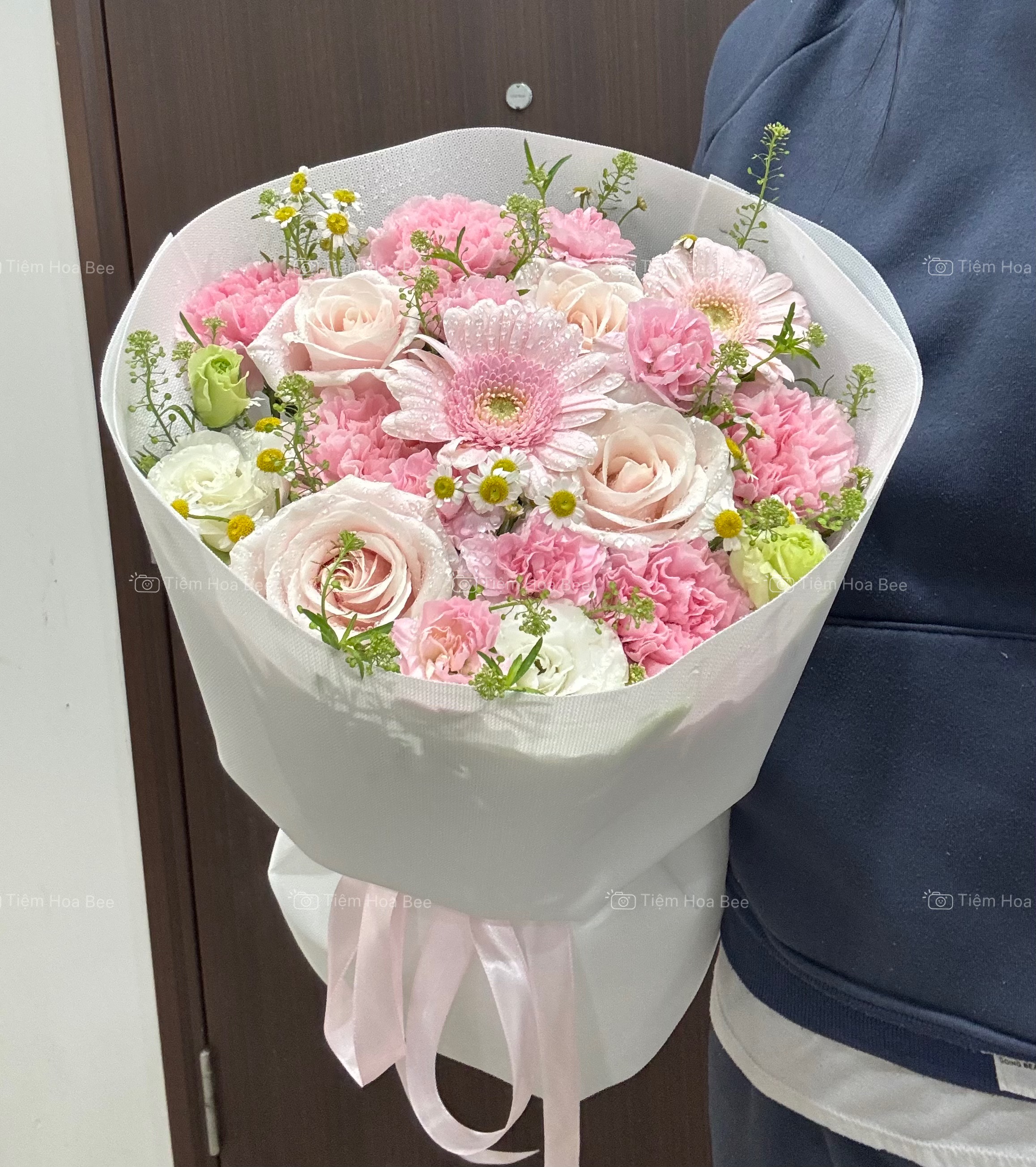 Hồng mix dịu dàng