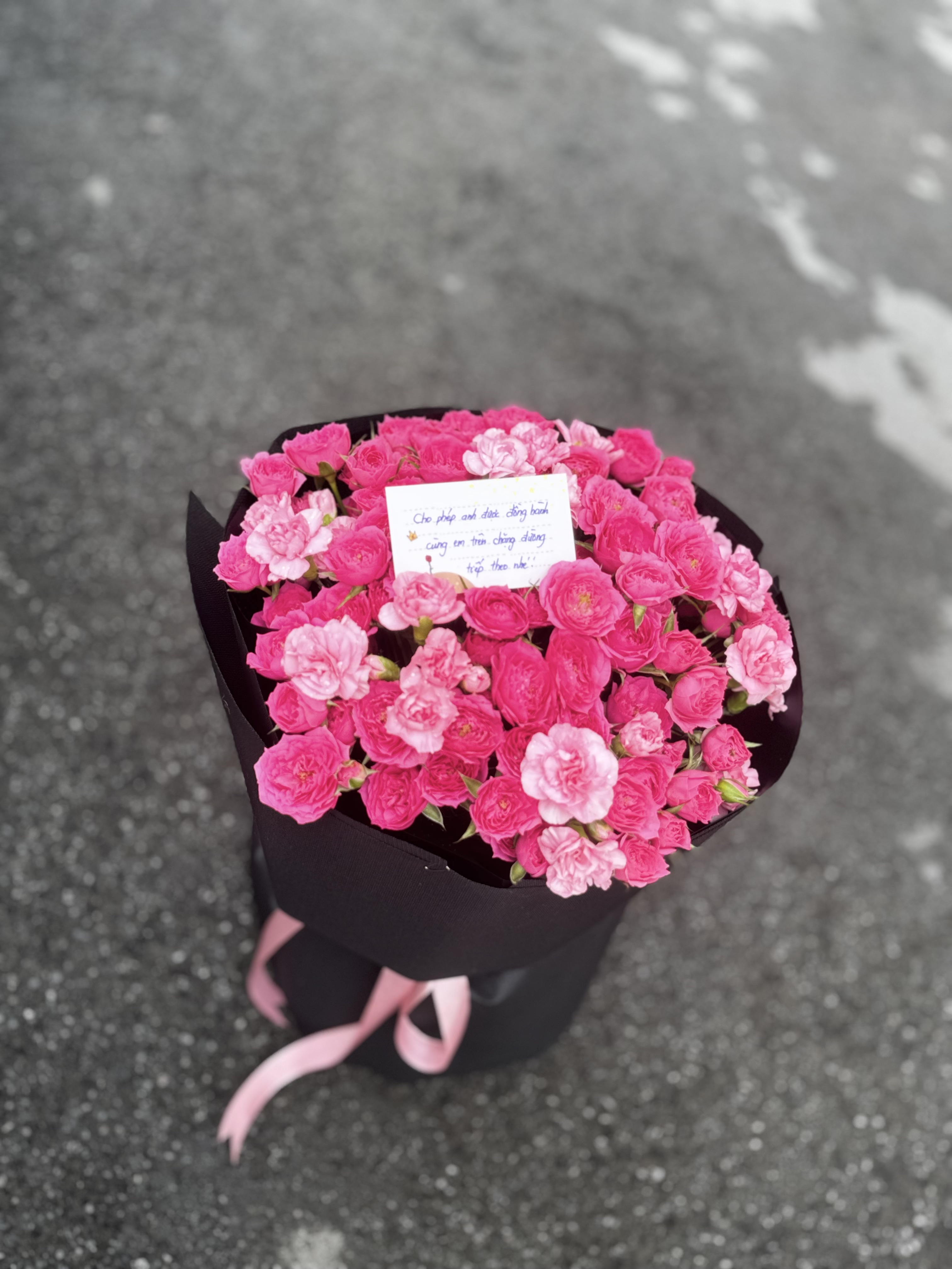 Sophia mix phăng chùm hồng size M