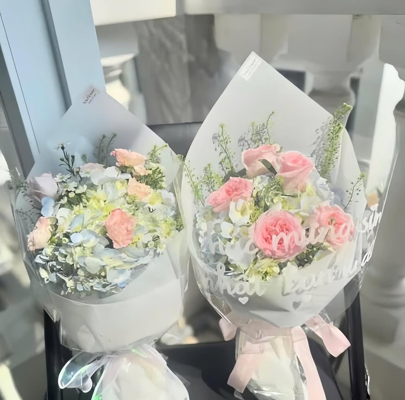 Tú cầu mix hồng