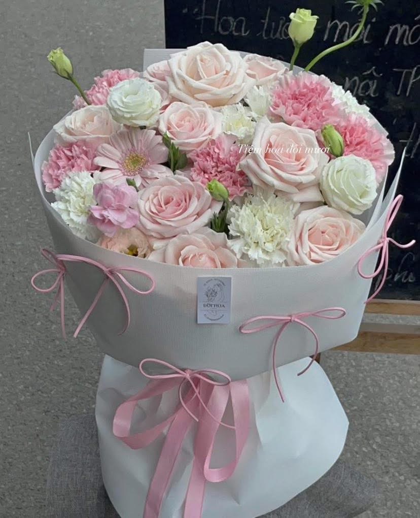 Hồng pastel kẹo ngọt